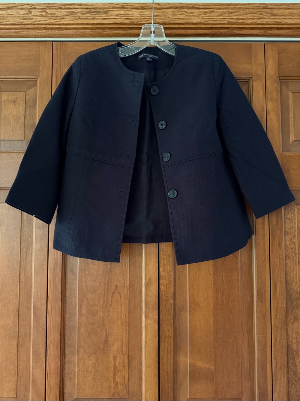 Brooks Brothers Petite Navy Button Jacket